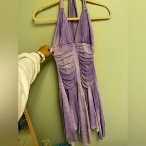 Taboo Lilac Strapless Dress